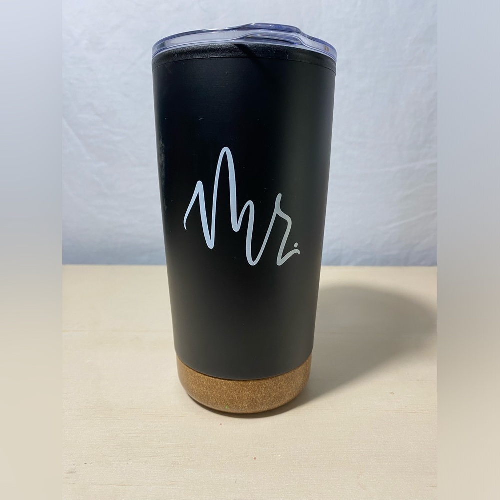 “Mr” travel mug